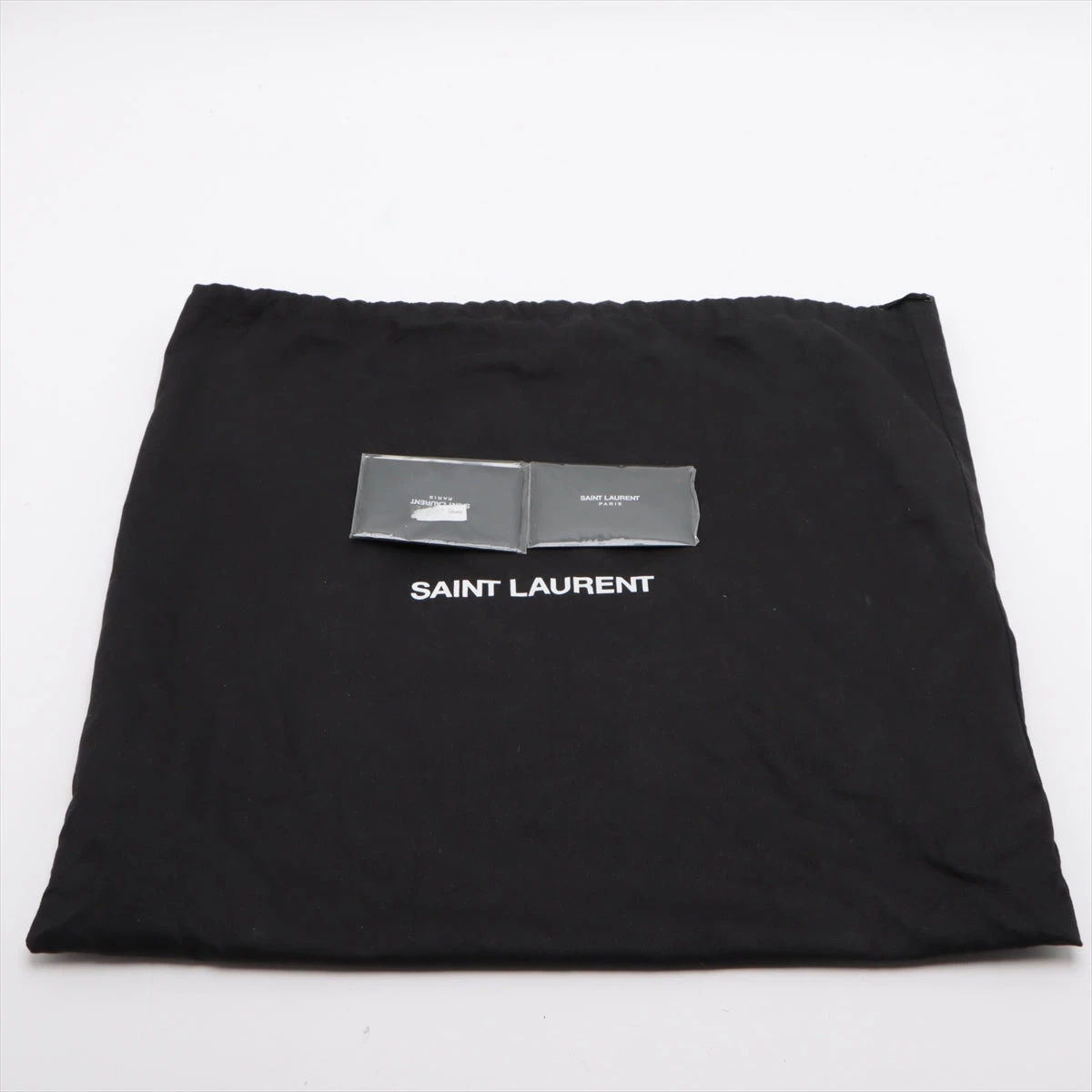 エレガンスな型押し☆サンローラン マネークリップ 型押し ブラック