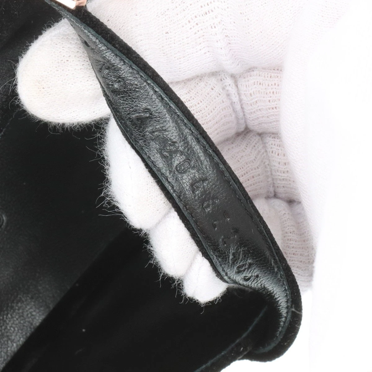 エルメス ジェーン ベロア×レザー バレエシューズ 37 レディース