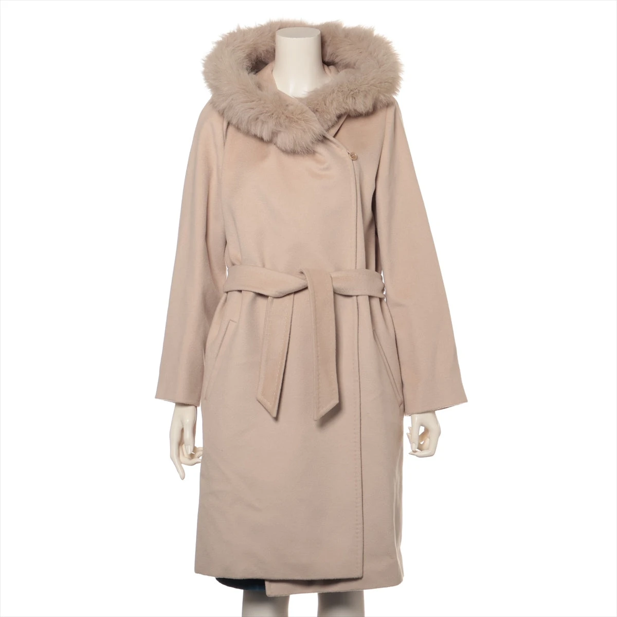 マックスマーラストゥディオ ウール ガウンコート J40 ベージュ