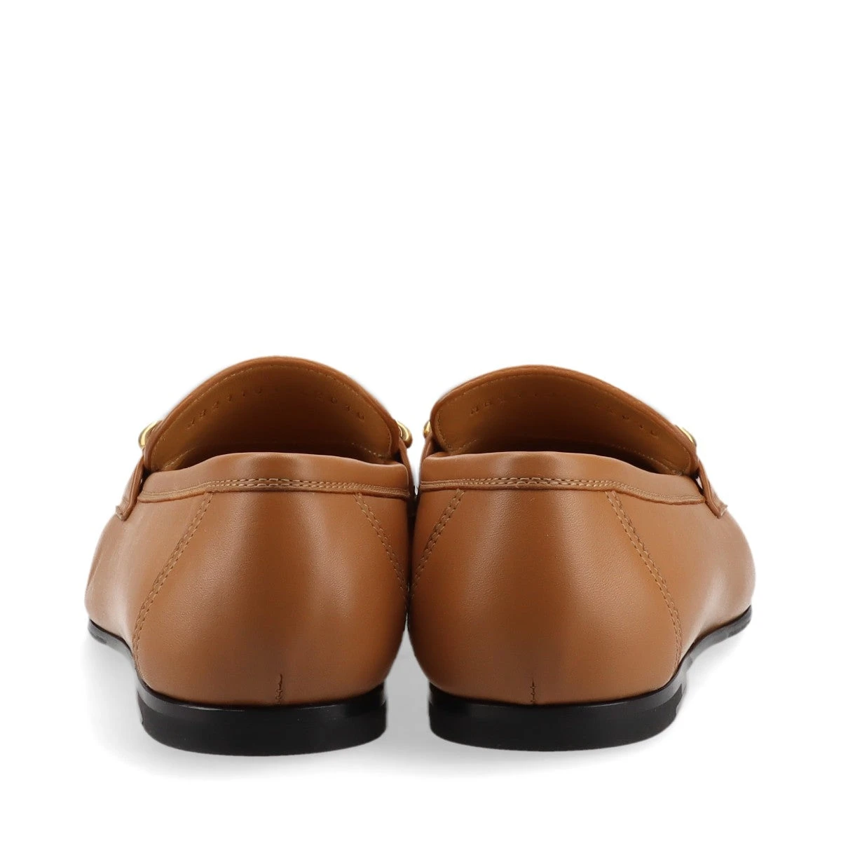 エルメス　ローファー　ブラウン　サイズ37 エルメス レザー ローファー 37 レディース ブラウン ケリー金具