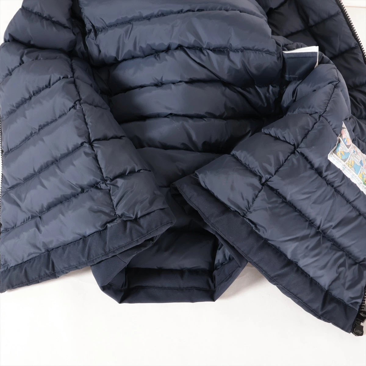 【極上美品】モンクレール BARTRAMIFURダウンコート　ネイビー モンクレール BARTRAMIFUR 18年 コットン×ポリエステル ダウン
