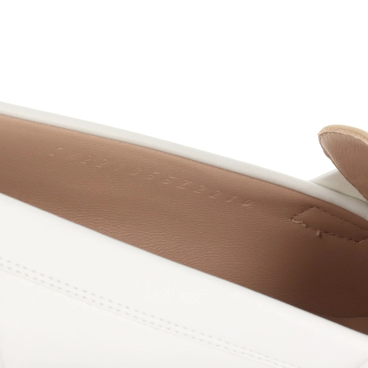 エルメス エリゼ70 レザー パンプス 37 レディース ホワイト×ベージュ