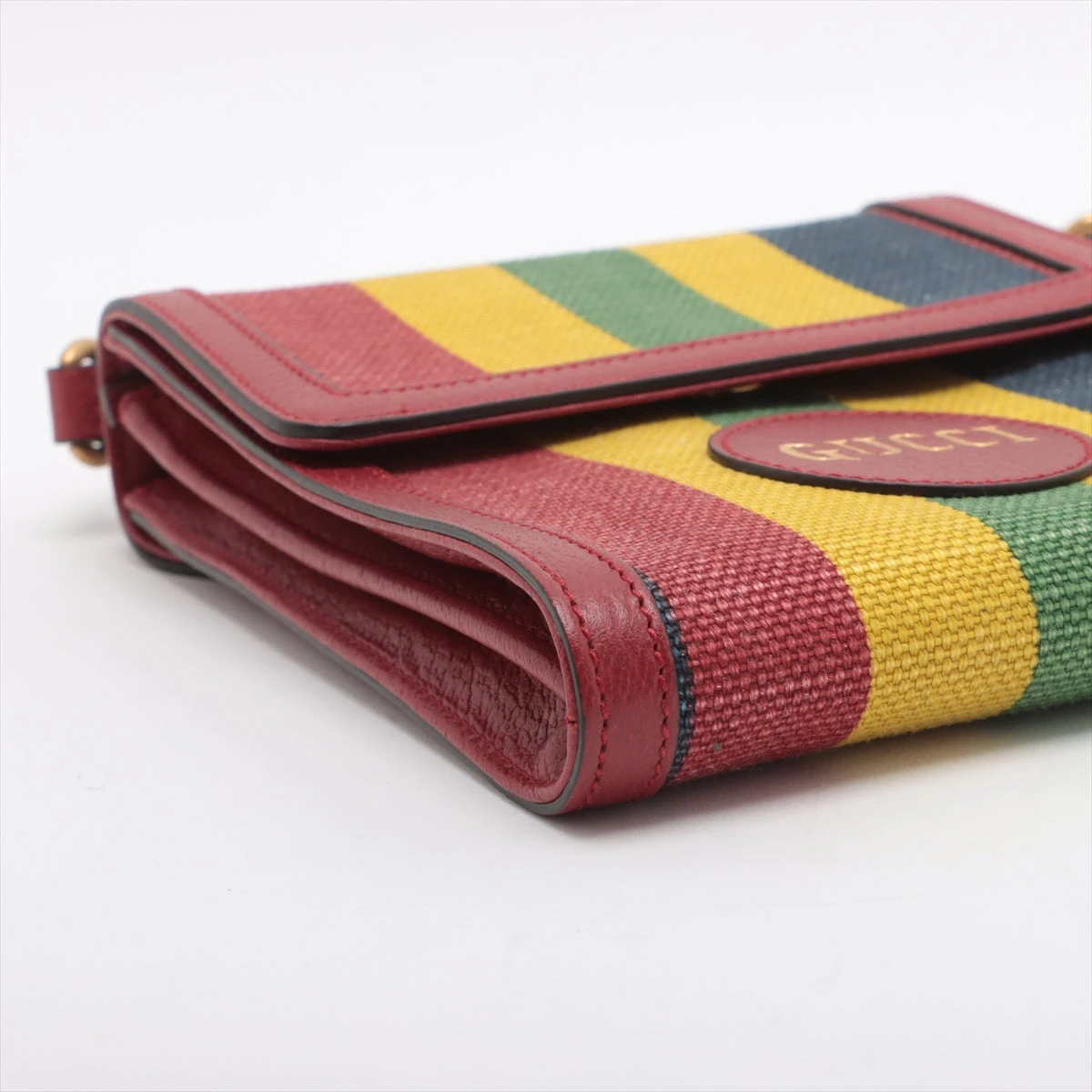 GUCCI グッチ バイアデラストライプ ショルダーバッグ 625928 美品 GUCCI - GUCCI グッチ バイアデラストライプ ショルダーバッグ