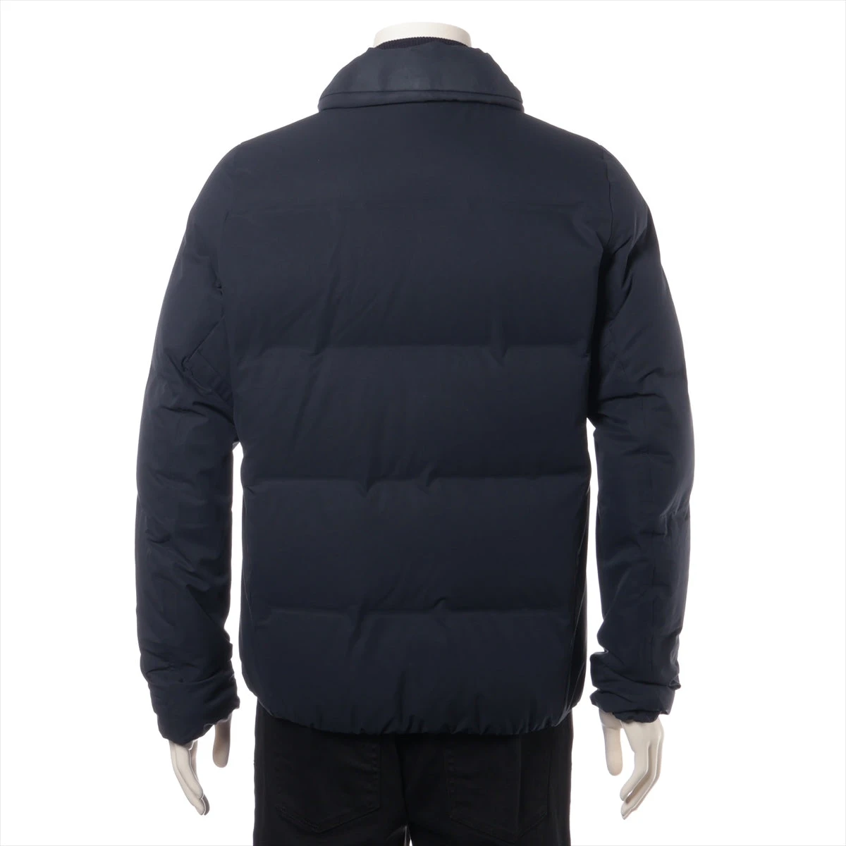 Dior DESCENTE ダウンジャケット ネイビー フード付き 50 水沢 メンズ