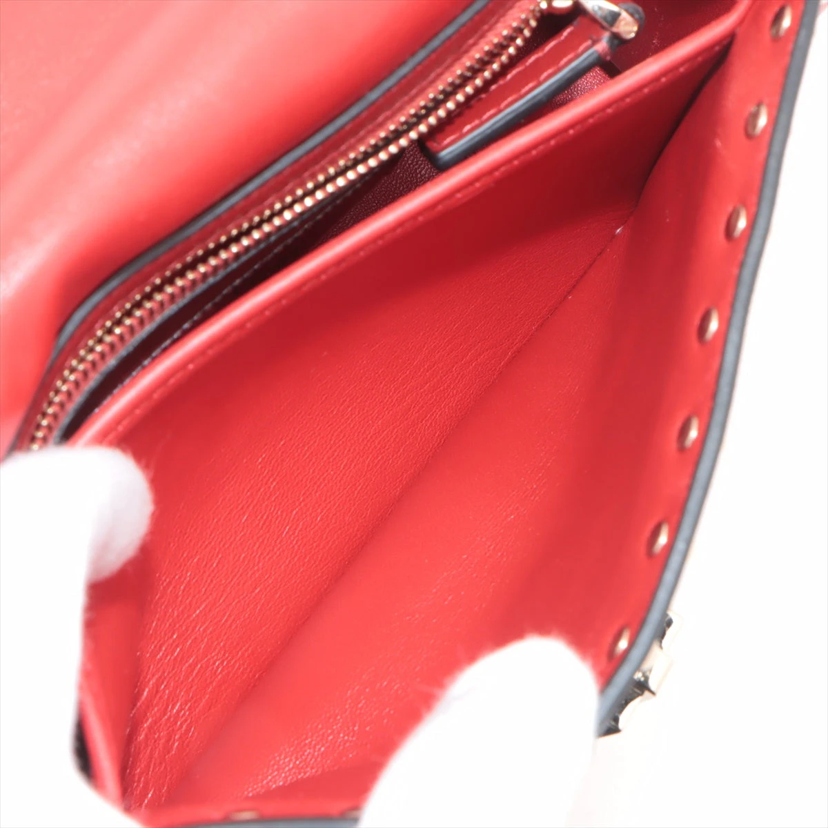 VALENTINO スタッズ付きショルダーバッグ 赤 valentino garavani - ヴァレンティノ スパイク ロックスタッズ 2way