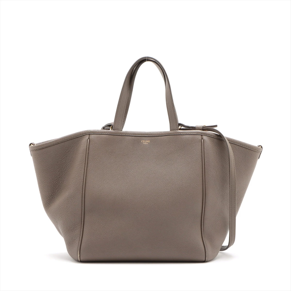 【30％OFF】 セリーヌ 2WAYハンドバッグ レザー フォールドカバ スモール バッグ