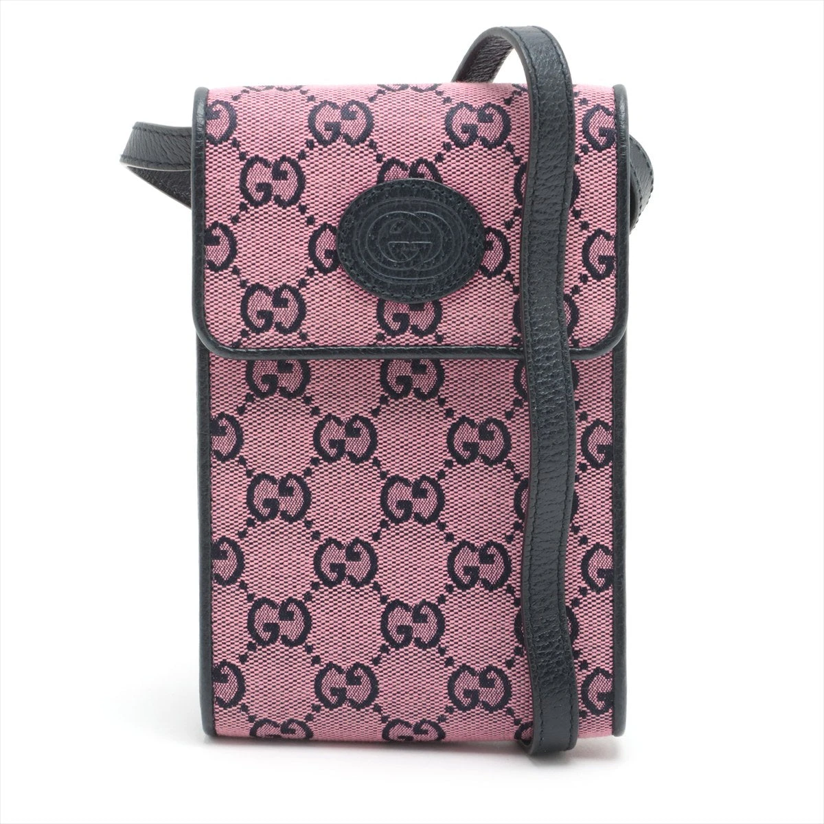 Gucci GGキャンバス ショルダーバッグ ピンク