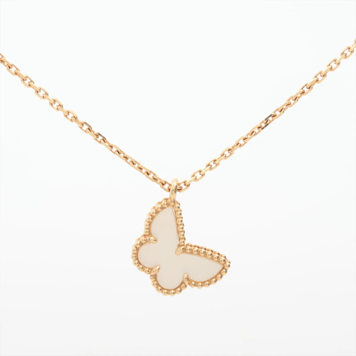 すぐ届く【VAN CREEF&ARPELS】パピヨン シェル ネックレス 67a450435daa4.webp