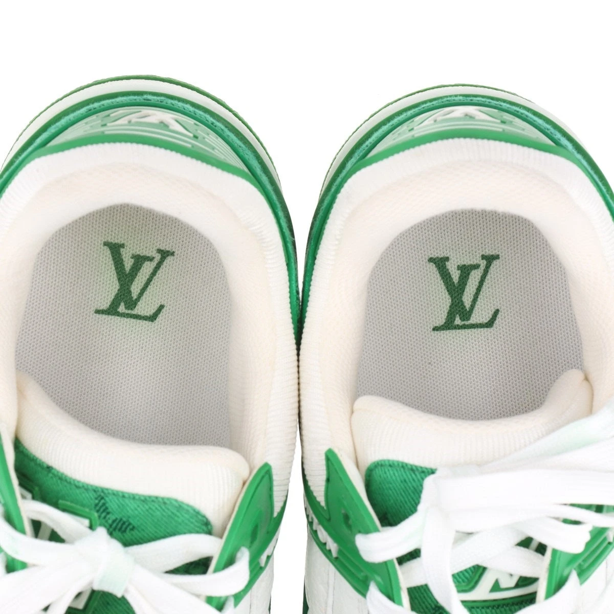 ヴィトン LVトレイナーライン 21年 デニム×レザー スニーカー 9 メンズ