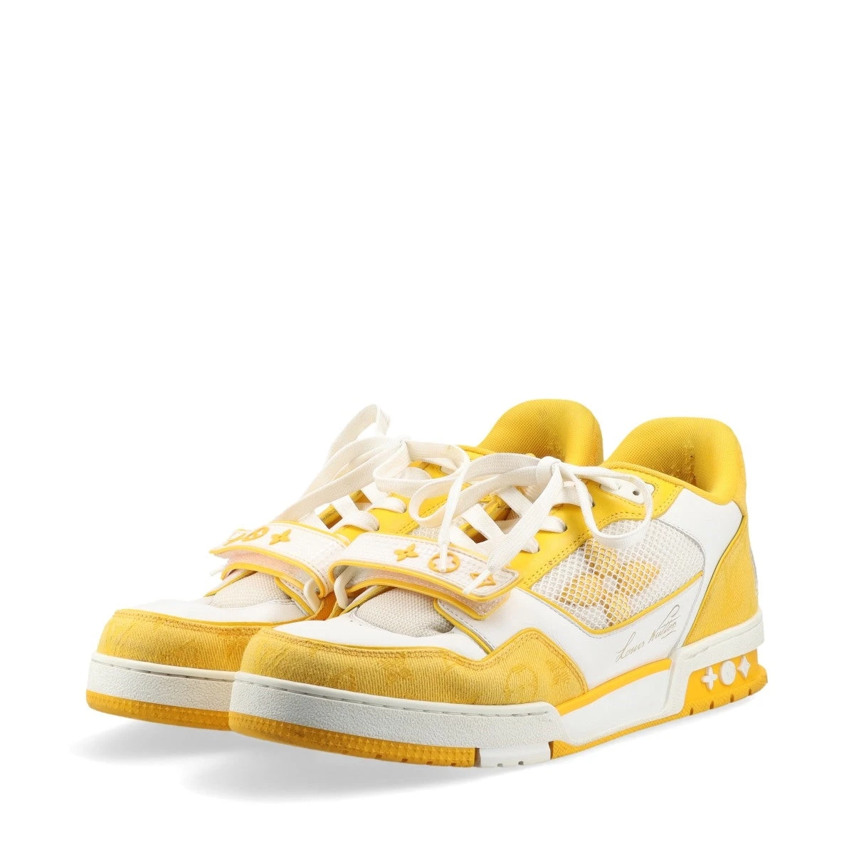 オフホワイト☆アローモチーフ レザースニーカー イエロー 中古・古着通販】NIKE (ナイキ) OFFWHITE (オフホワイト
