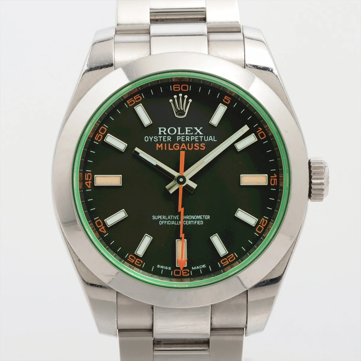 ロレックス ミルガウス 116400 SS AT 黒文字盤 ロレックス ROLEX