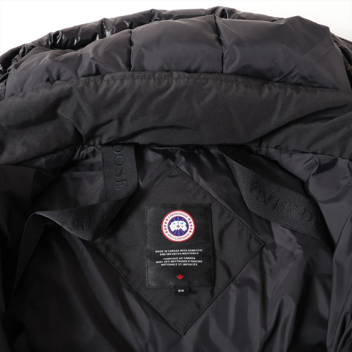 CANADA GOOSE◆ダウンジャケット/S/ポリエステル/BLK/無地/3426MA CANADA GOOSE＞SHELBURNE PARKA BLACK LABELダウンジャケット