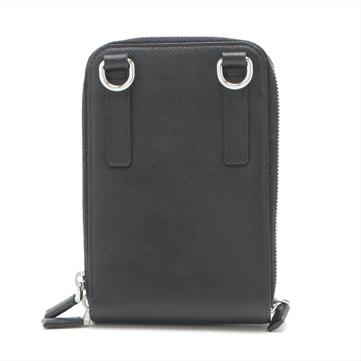 【超美品・付属品完備✨】プラダ iPhone12mini サフィアーノレザー 黒 ほぼ新品】プラダ iPhone12mini サフィアーノレザー 黒 - メルカリ