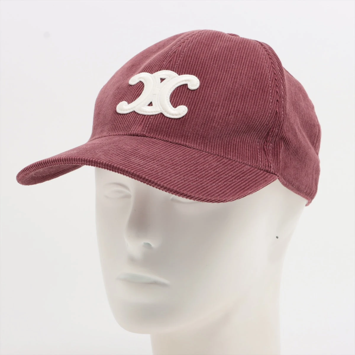 セリーヌ トリオンフ キャップ M コットン ボルドー A3297313