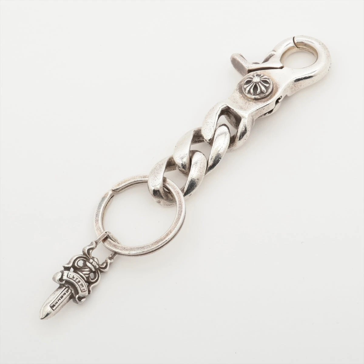 【入手困難】クロムハーツ　クラシックショート　キーチェーン クロムハーツ クリップチェーン クラシック ショート キー