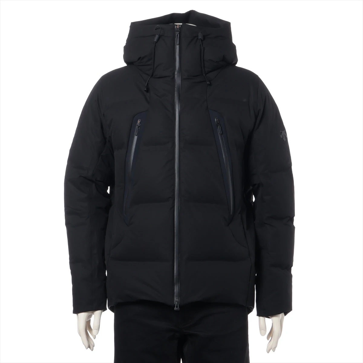 デサント ポリエステル ダウンジャケット L メンズ ブラック 水沢