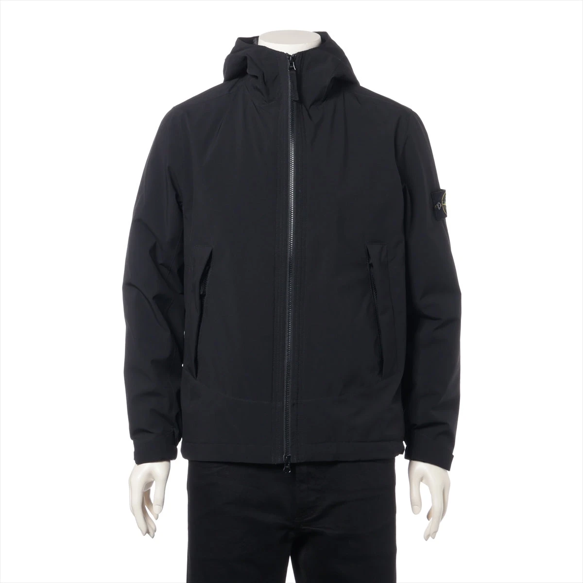 STONE  ブラックナイロンジャケット STONE ISLAND ストーンアイランド ナイロンジャケット ブラック