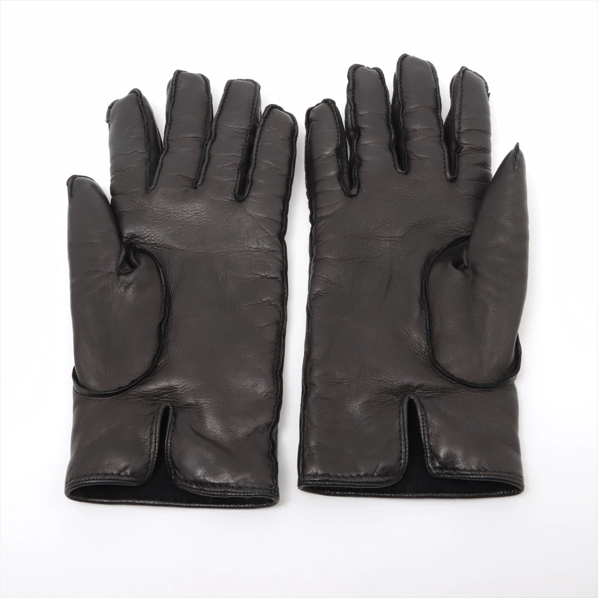 グッチ インターロッキングG グローブ 8 レザー ブラック A3275610