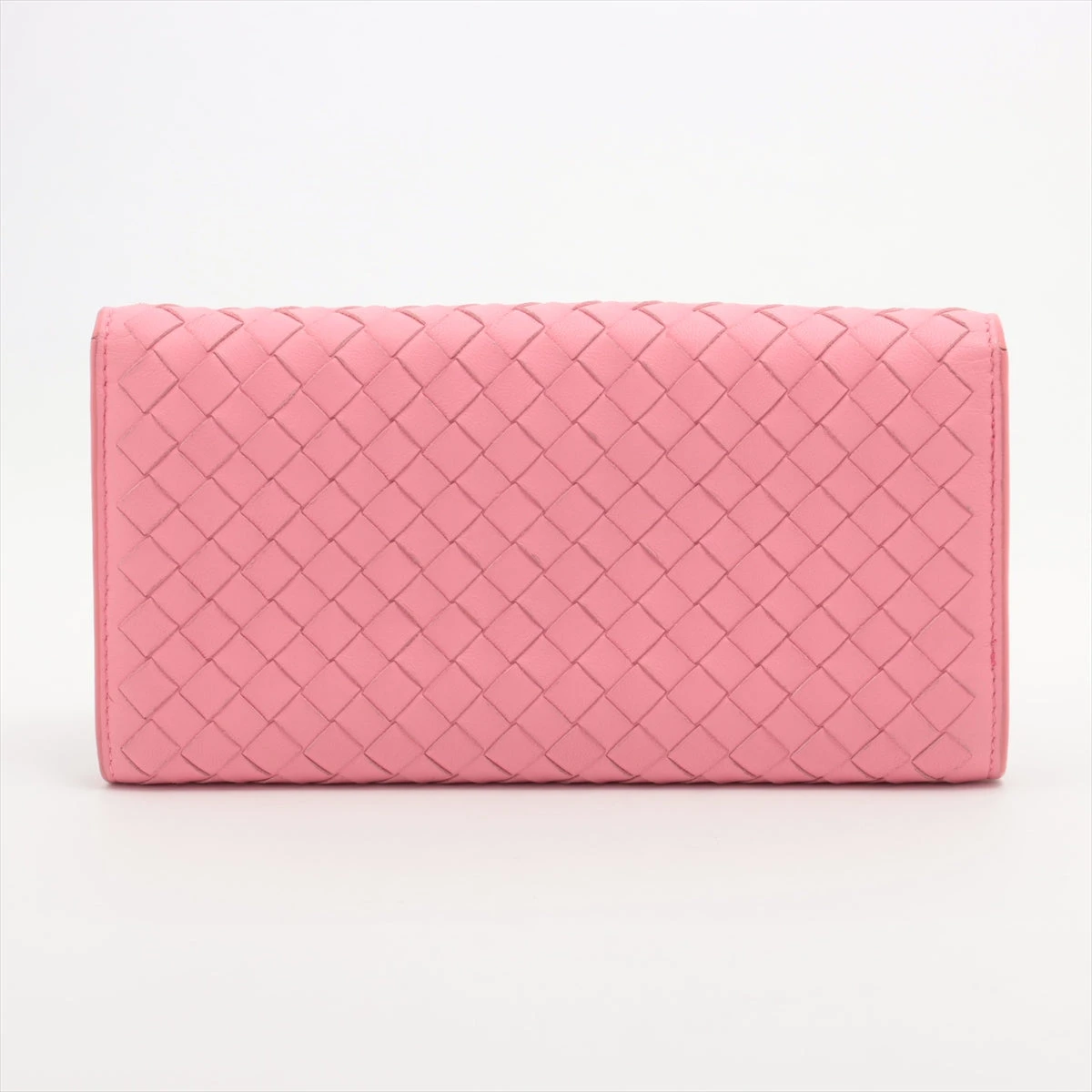 ボッテガヴェネタ BOTTEGA VENETA ピンク ラウンド長財布