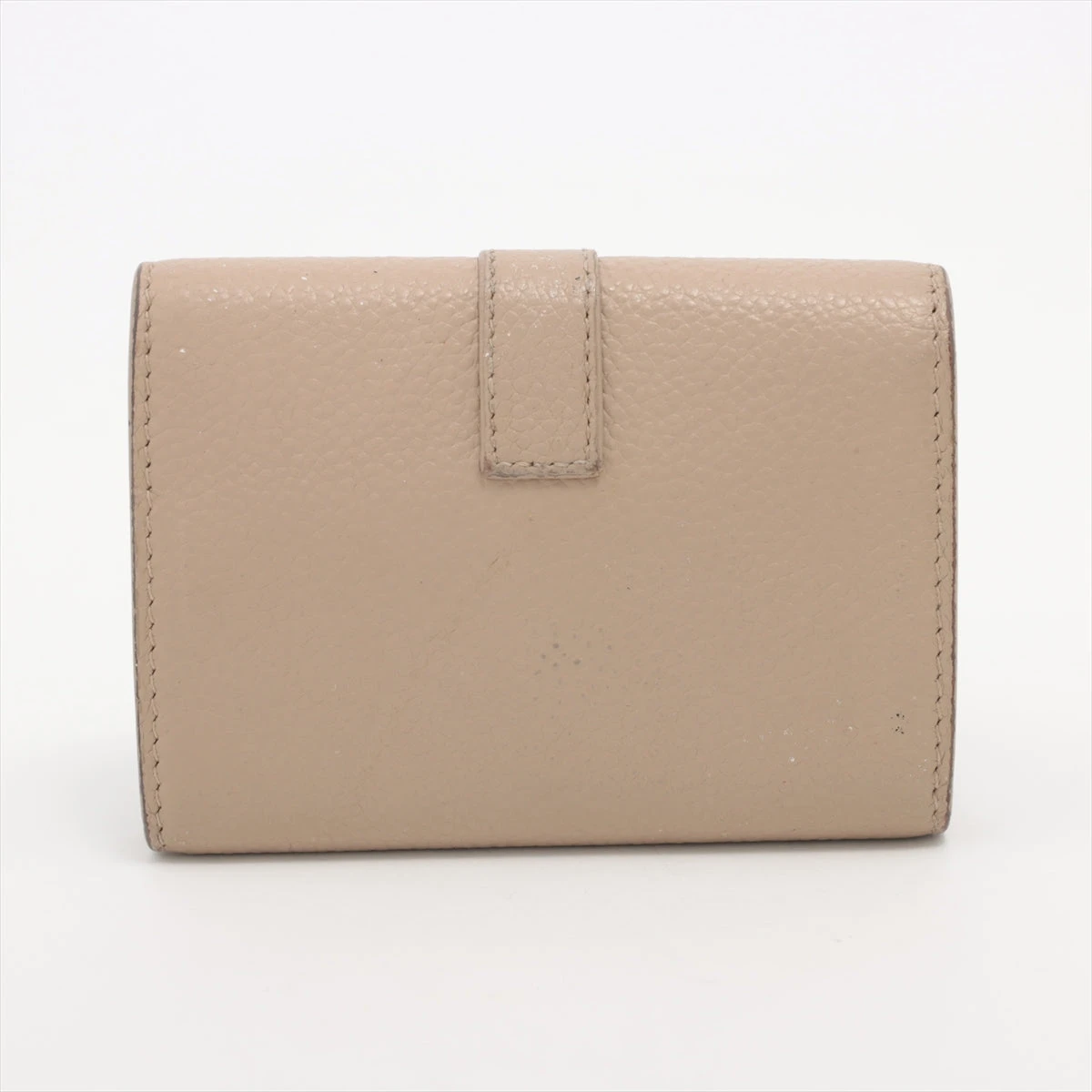 【新品未使用】SAINT LAURENT ブラウンベージュキーケース サンローランパリ YSLライン CFP613334 レザー キーケース