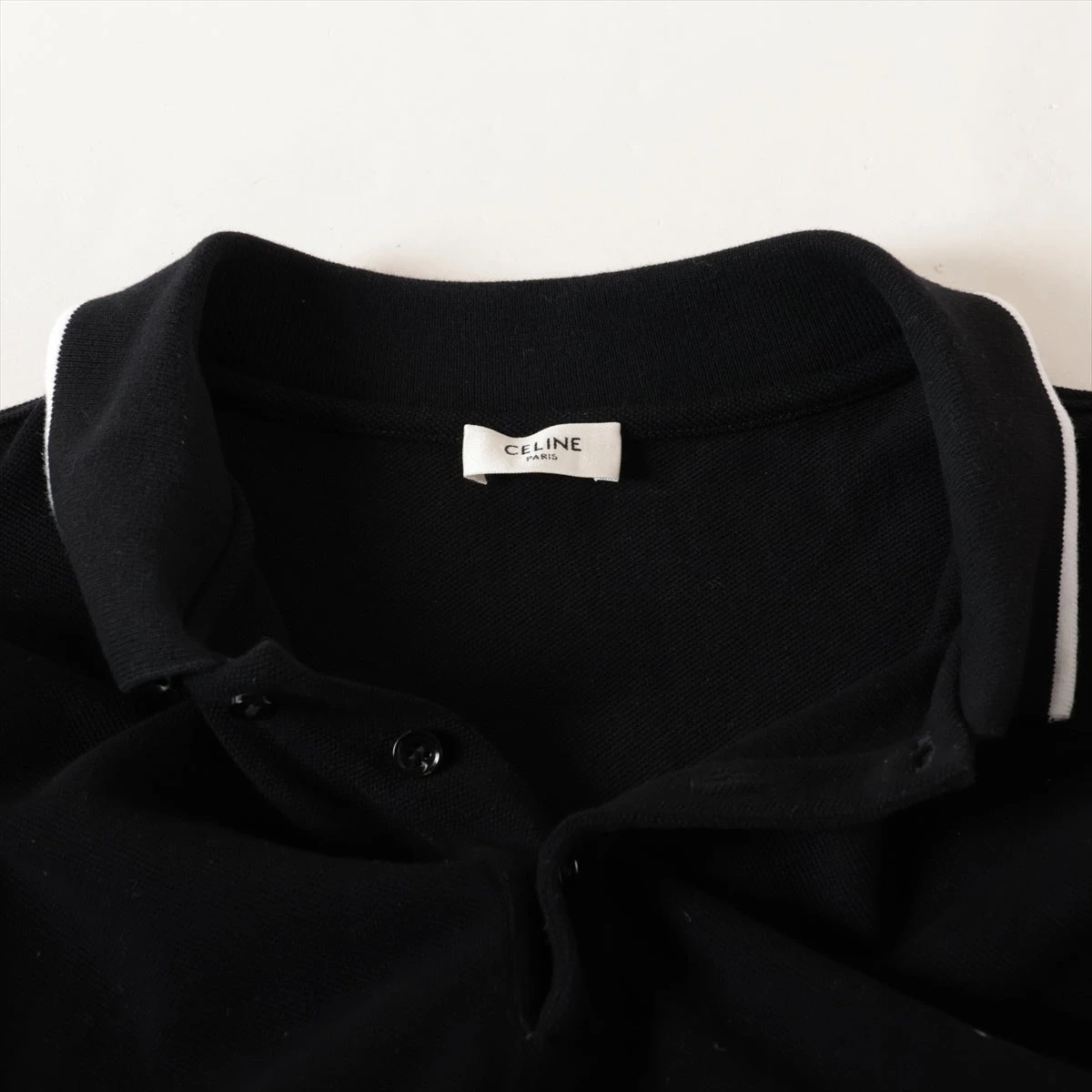 CELINE セリーヌ ベロアポロシャツ トリオンフ エディ期