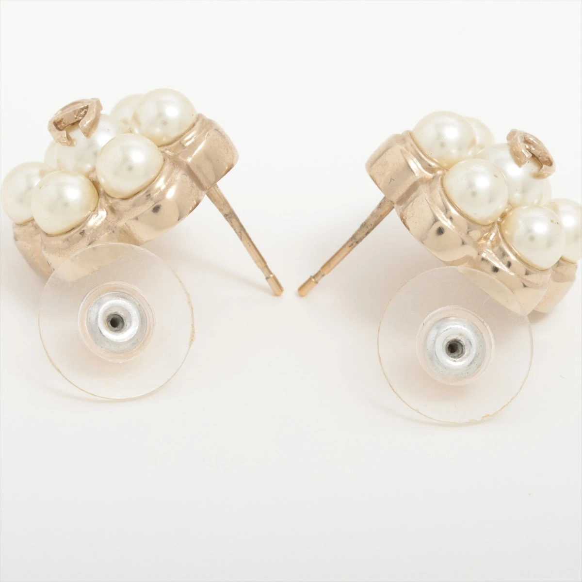 シャネル ココマーク GP×パール ピアス(両耳用) B15B ゴールド シャネル ココマーク B15B ピアス(両耳用) GP×フェイクパール ゴールド