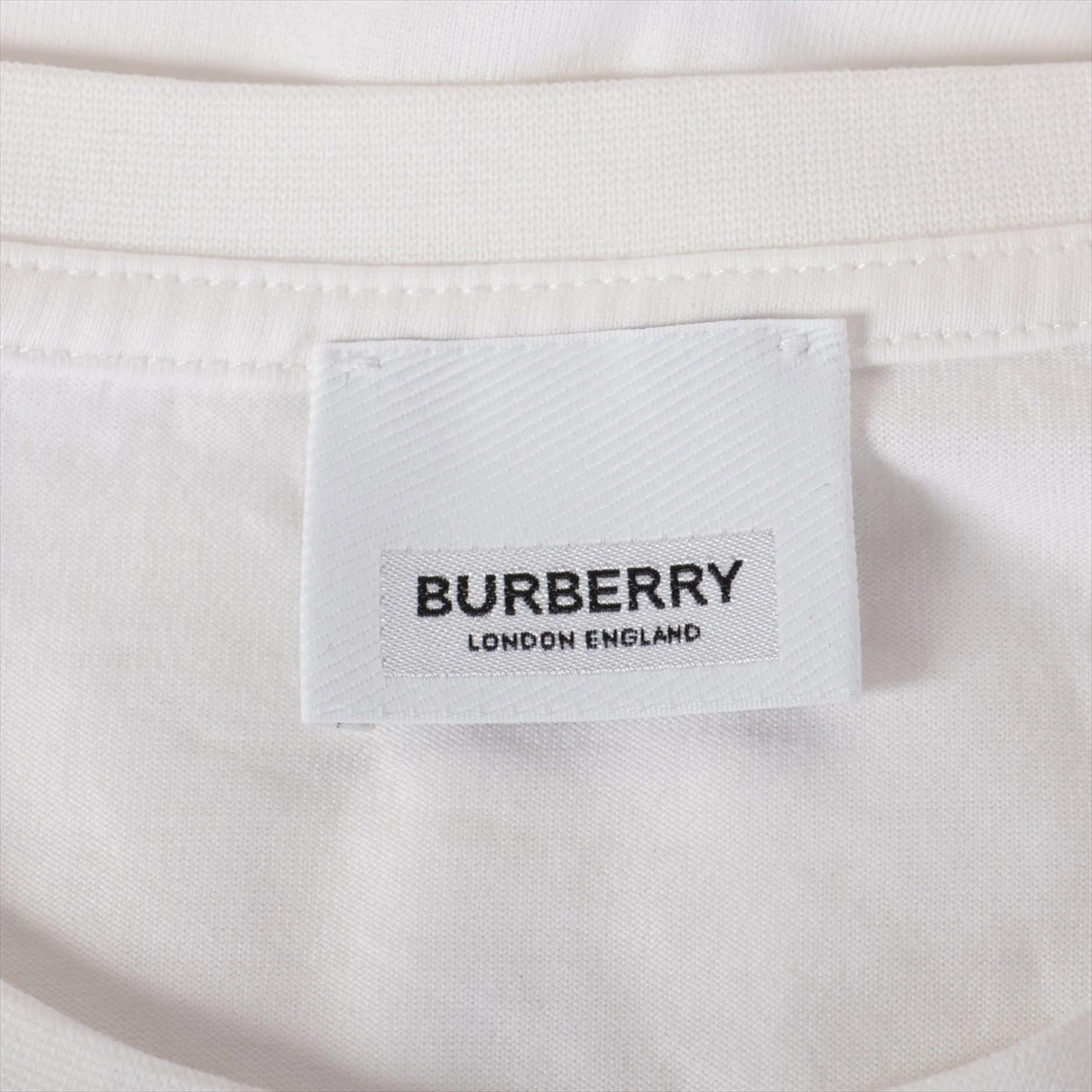 バーバリー ティッシ期 コットン Tシャツ M メンズ ホワイト