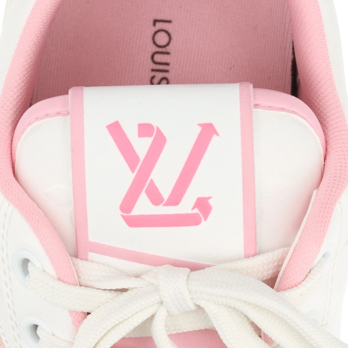 ヴィトン チャーリーライン 22年 レザー×ファブリック スニーカー 36