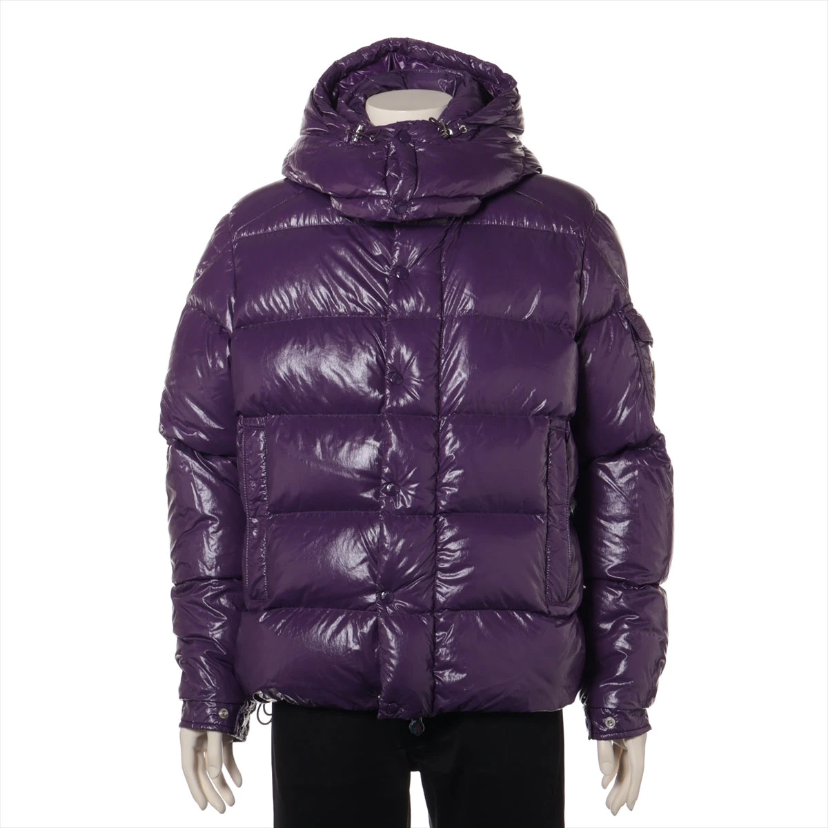 MONCLER パープル ダウンジャケット MONCLER モンクレール ダウンジャケット メンズ アウター フード