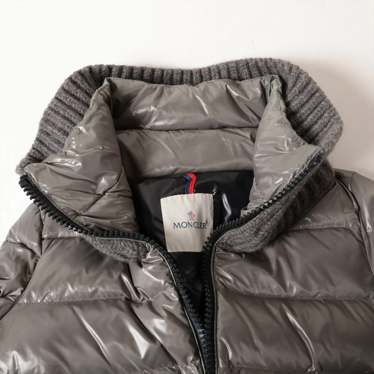 モンクレール CIGALE 12AW ウール×ナイロン ダウンジャケット 2 メンズ 