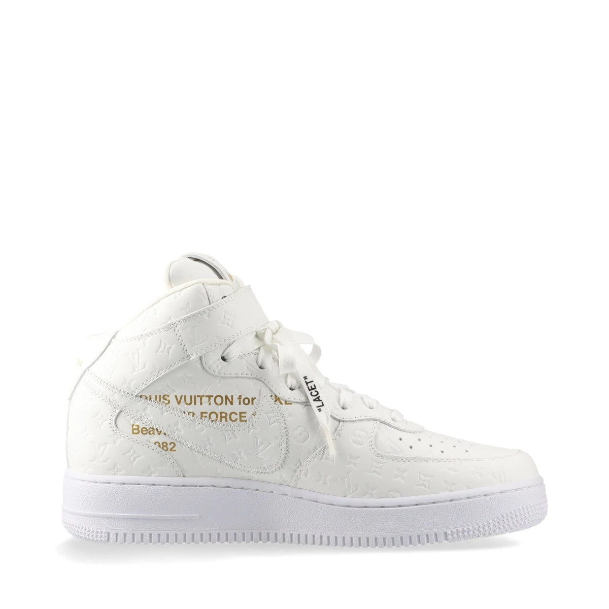 ヴィトン×ナイキ AIR FORCE 1 22年 レザー スニーカー 9 メンズ