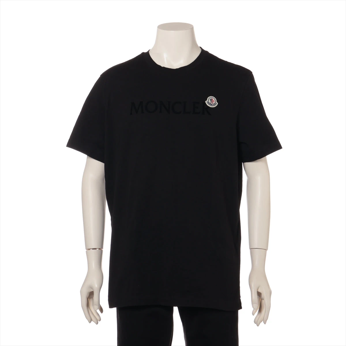 モンクレール 21年 コットン Tシャツ XL メンズ ブラック H20918C00025 