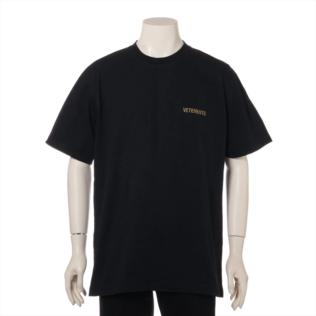 最終価格！！！VETEMENTS ブラック オーバーサイズ Tシャツ BURRN! オーバーサイズTシャツ（ブラック） - SHINKO MUSIC