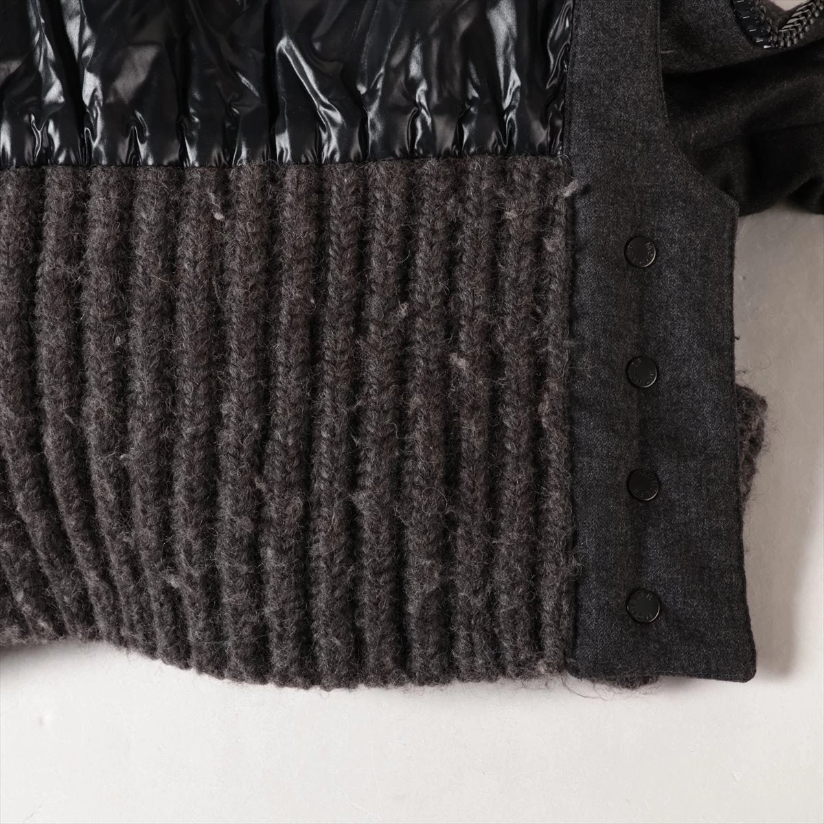 モンクレール CIGALE ウール ダウンジャケット 00 レディース ブラック  