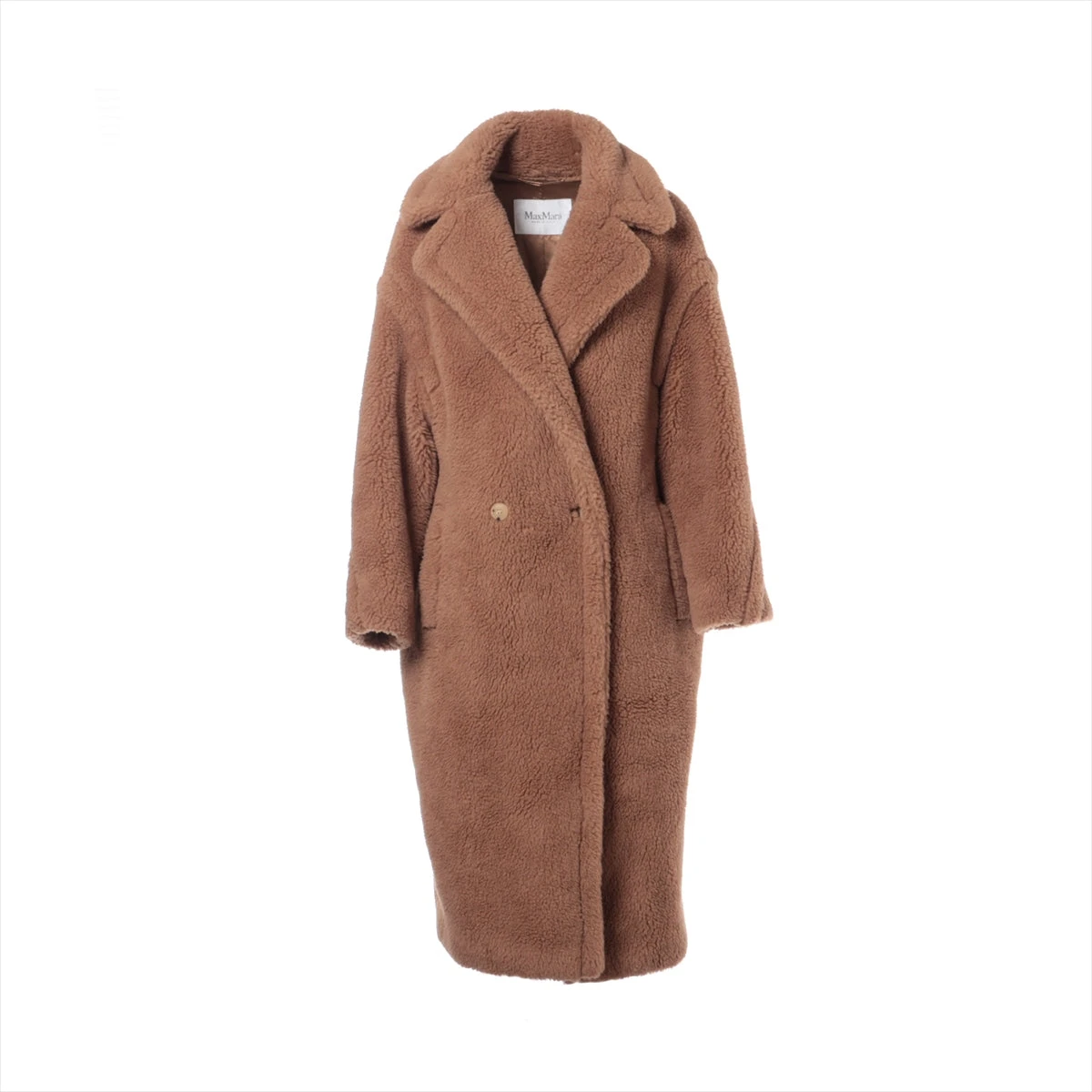 新品タグ付【マックスマーラ】38シルククチートアマーノ　キャメルブラウン Max Mara(マックスマーラ)｜【'S Max Mara】ARONA ヴァージンウール