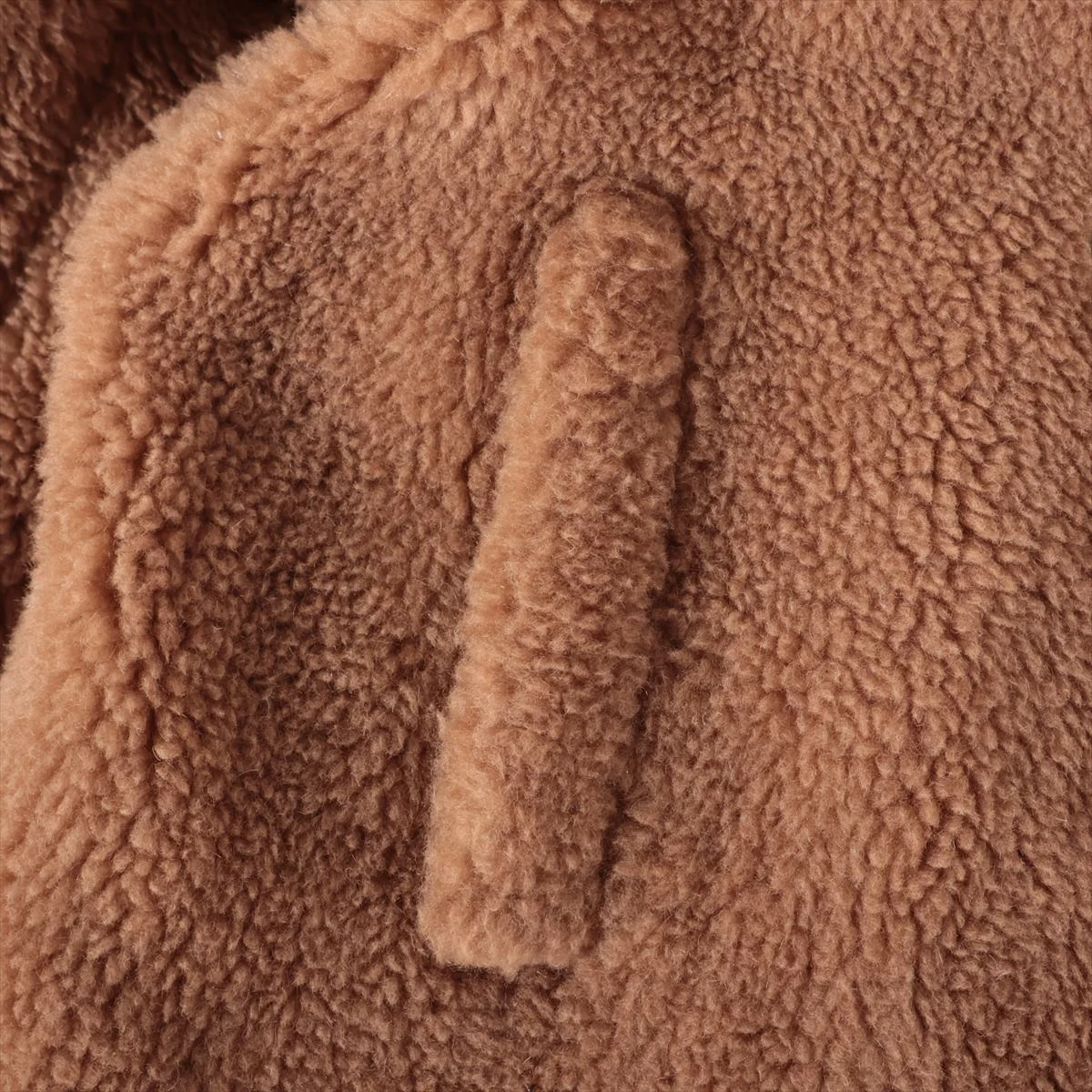 マックスマーラ テディベア キャメル×シルク ロングコート S