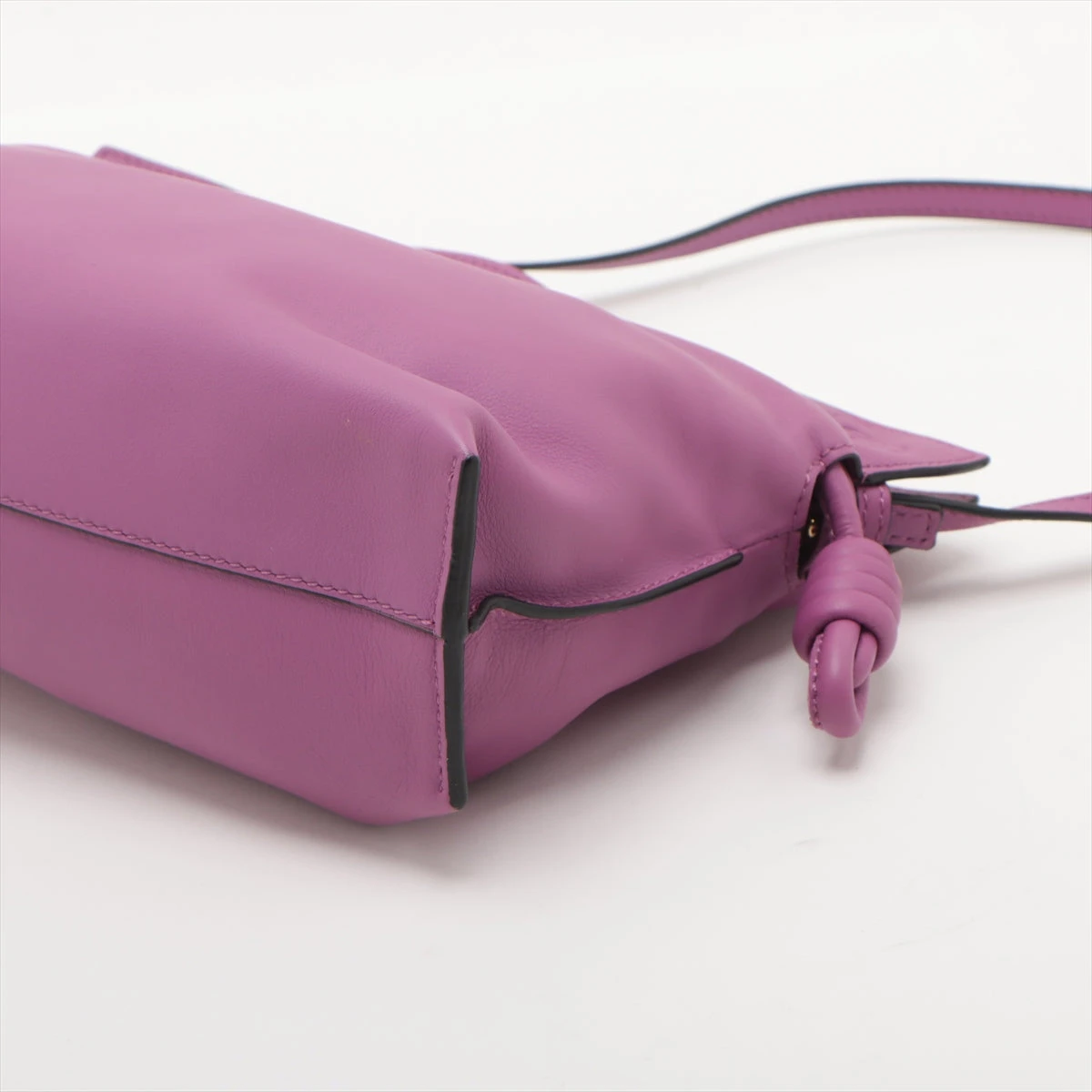 【希少】ロエベ　フラメンコ　パープル ロエベフラメンコ パープル レディース ショルダーバッグ LOEWE