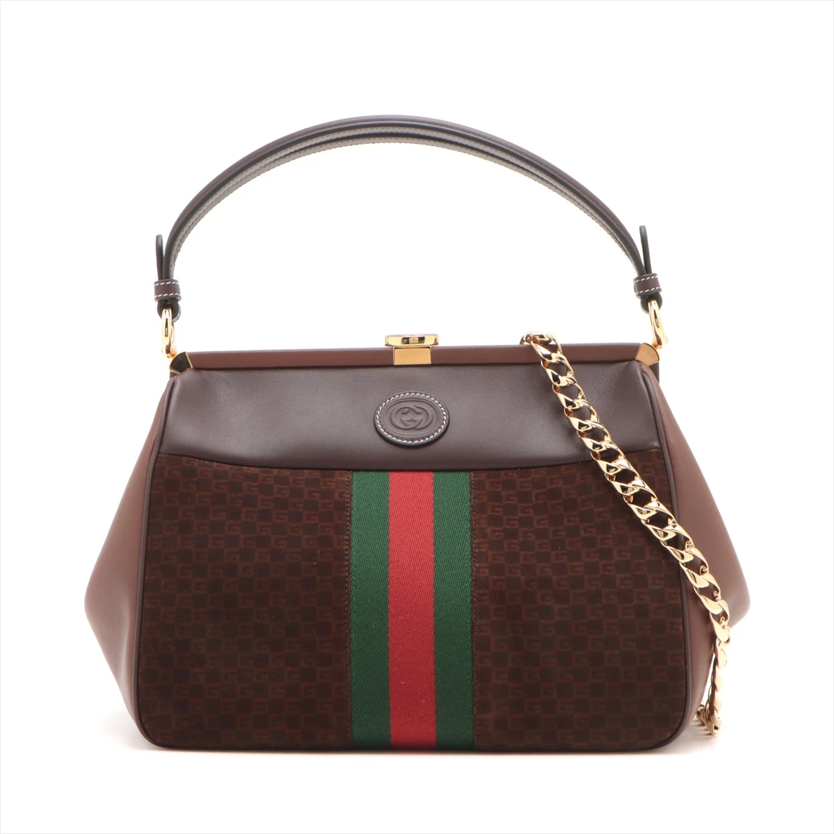 グッチ オフィディア スエード ショルダーバッグ グッチ オフィディア レザー×スエード 2WAYショルダーバッグ