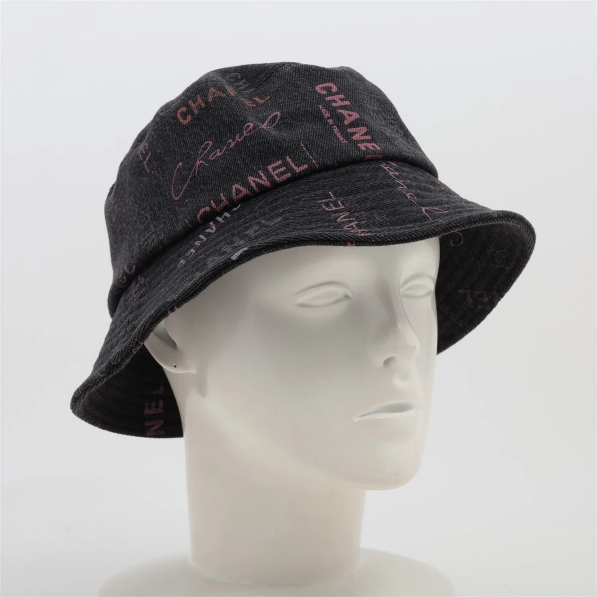 シャネル コットン100% ココマーク ワイドブリムハット CHANEL - シャネル CHANEL ハット 帽子 ココマーク ウール