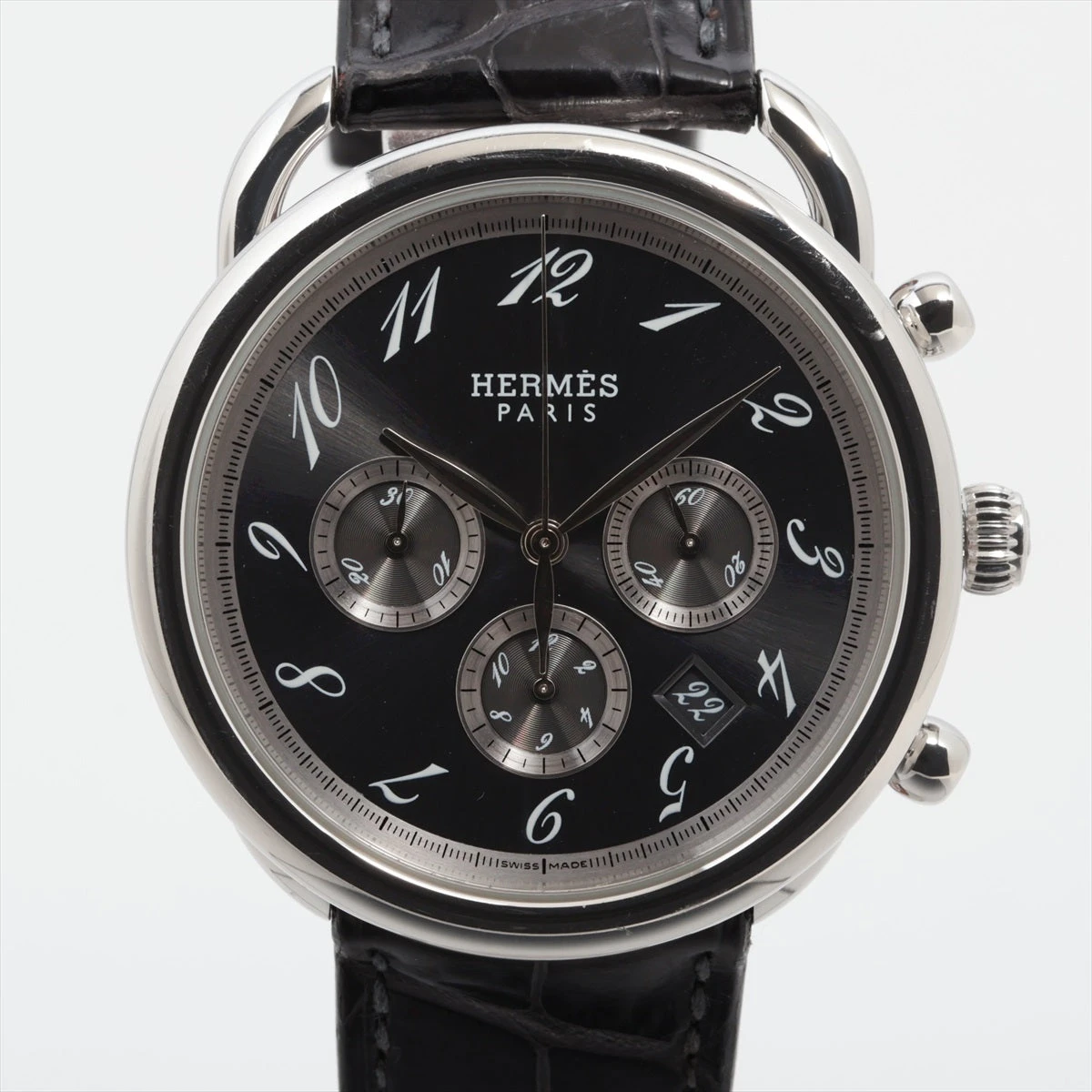 HERMÈS（エルメス）アルソー AR4.910 エルメス アルソー クロノグラフ AR4.910 シルバー 新品 | かめ吉