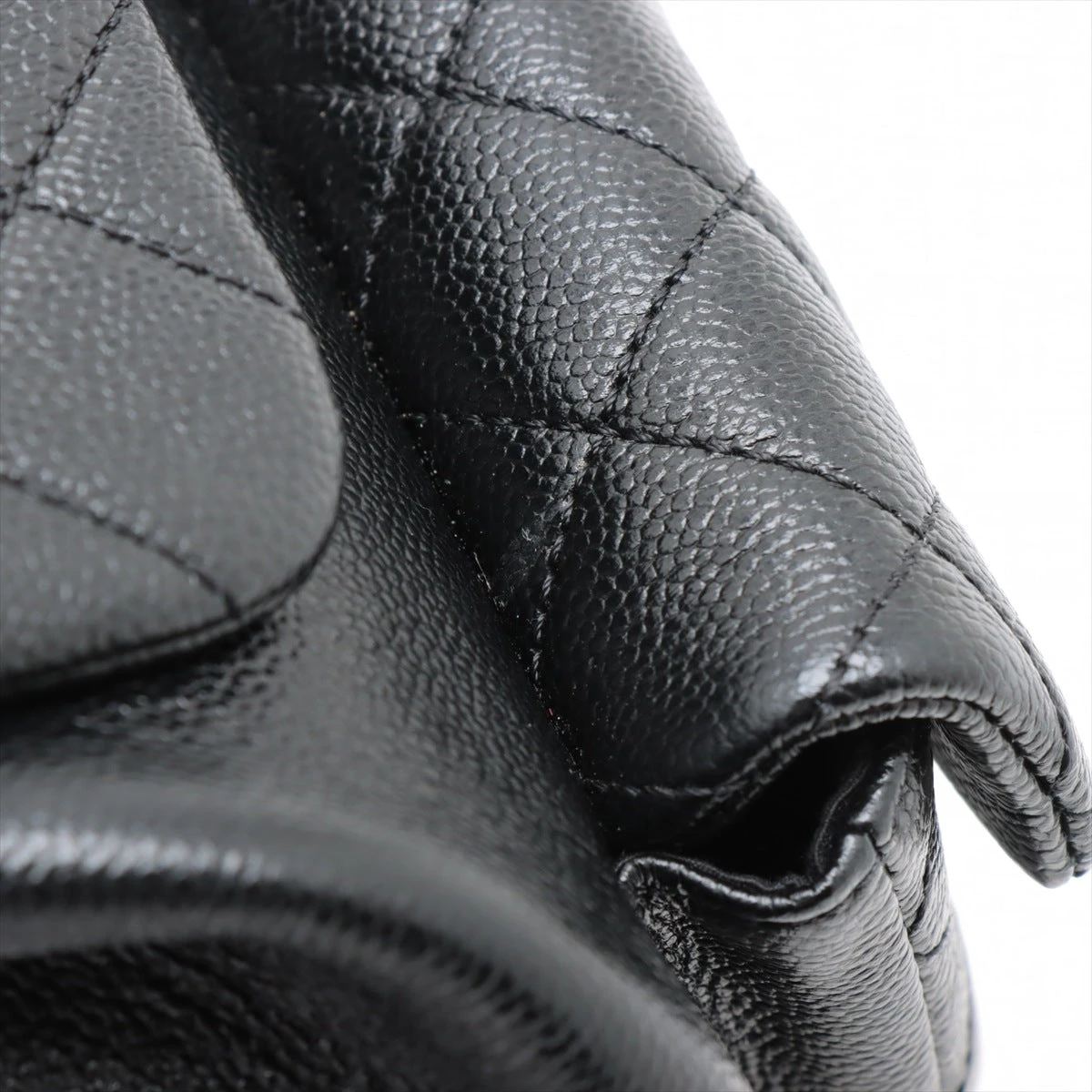 ブラックレザー リュック キャビアスキン ノベルティ シャネル 土日限定値下げ ブラックレザー リュック キャビアスキン ノベルティ シャネル 土日