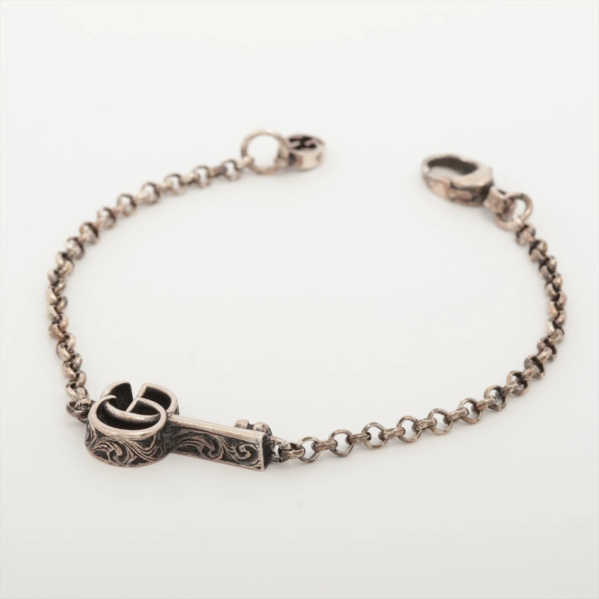 GUCCI　ダブルG　マーモント　アラベスク　チェーンブレスレット　925 GUCCIダブルGマーモントアラベスクチェーンブレスレット925