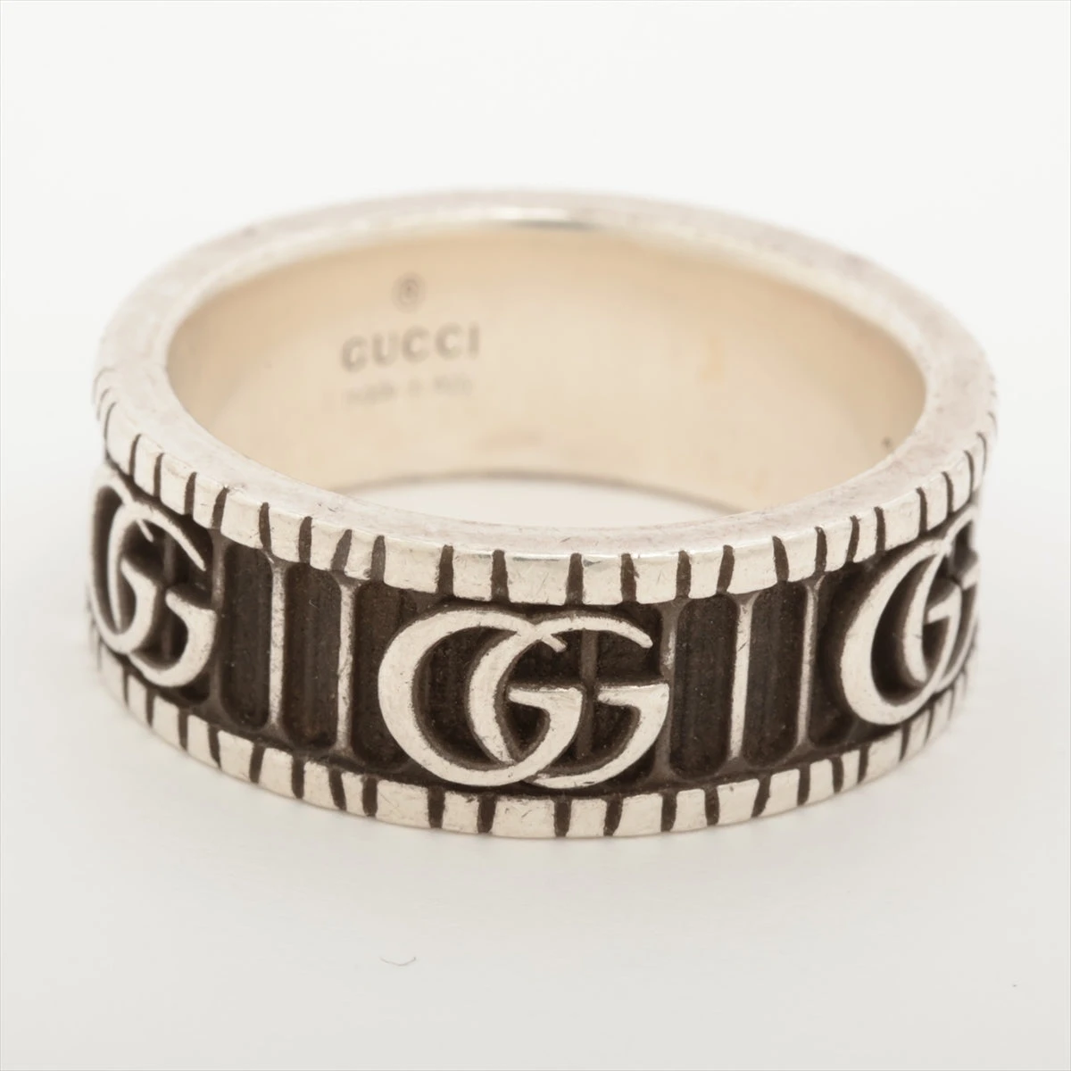 グッチ GGマーモント リング 21 925 10.7g シルバー A3296374｜中古 