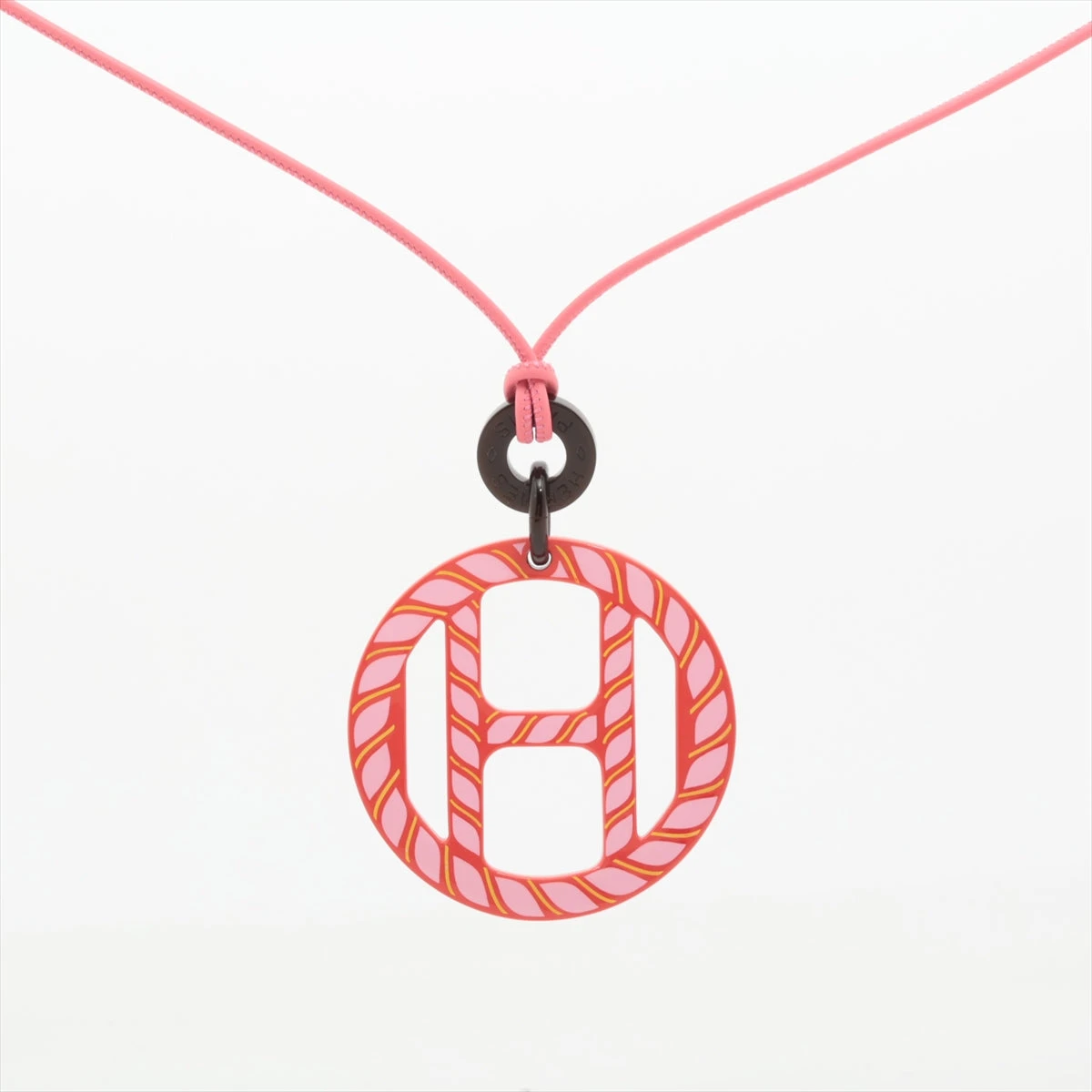 【ryohiroさん専用】エルメス Hエキップ ネックレス バッファローホーン エルメス HERMES Hエキップネックレス リラ SV金具 バッファロー
