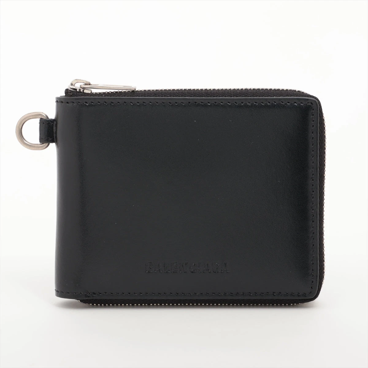 BALENCIAGA レザー 長財布 ロングウォレット チェーン付き ブラック BALENCIAGA 黒 レザー 長財布チェーン BALENCIAGA レザー 長財布