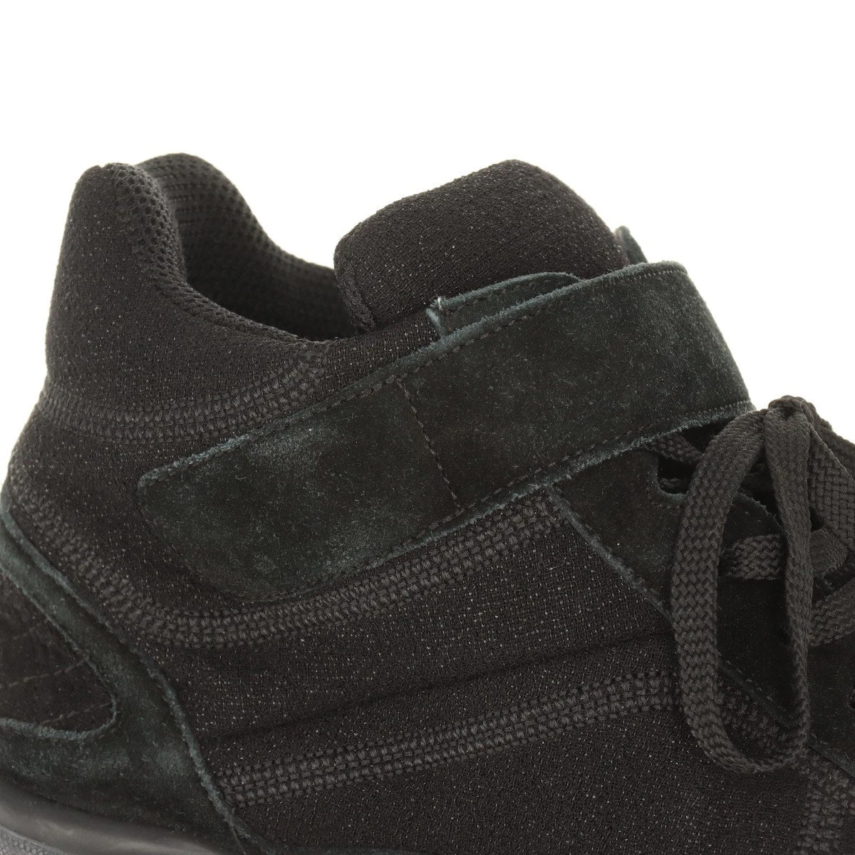 シャネル ココマーク スエード×ファブリック ハイカットスニーカー 38