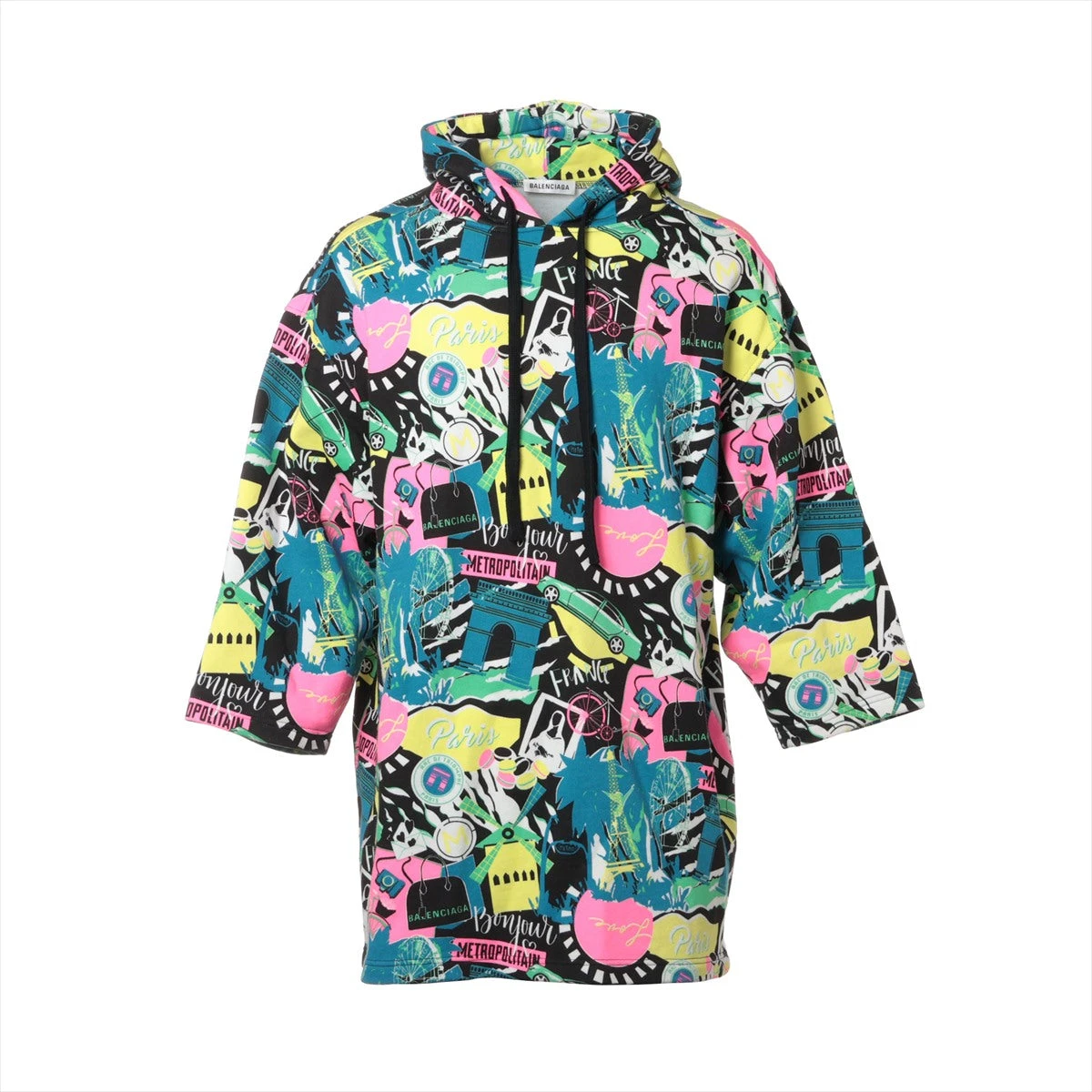 バレンシアガ2019年パーカー　コレクション色 バレンシアガ2019年パーカーコレクション色