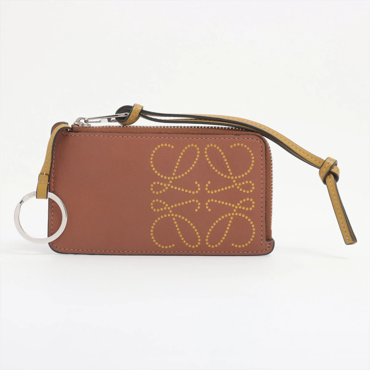 【美品】LOEWE ブラウンレザーケース LOEWE フラグメントケース ブラウン レザー A付属品あり