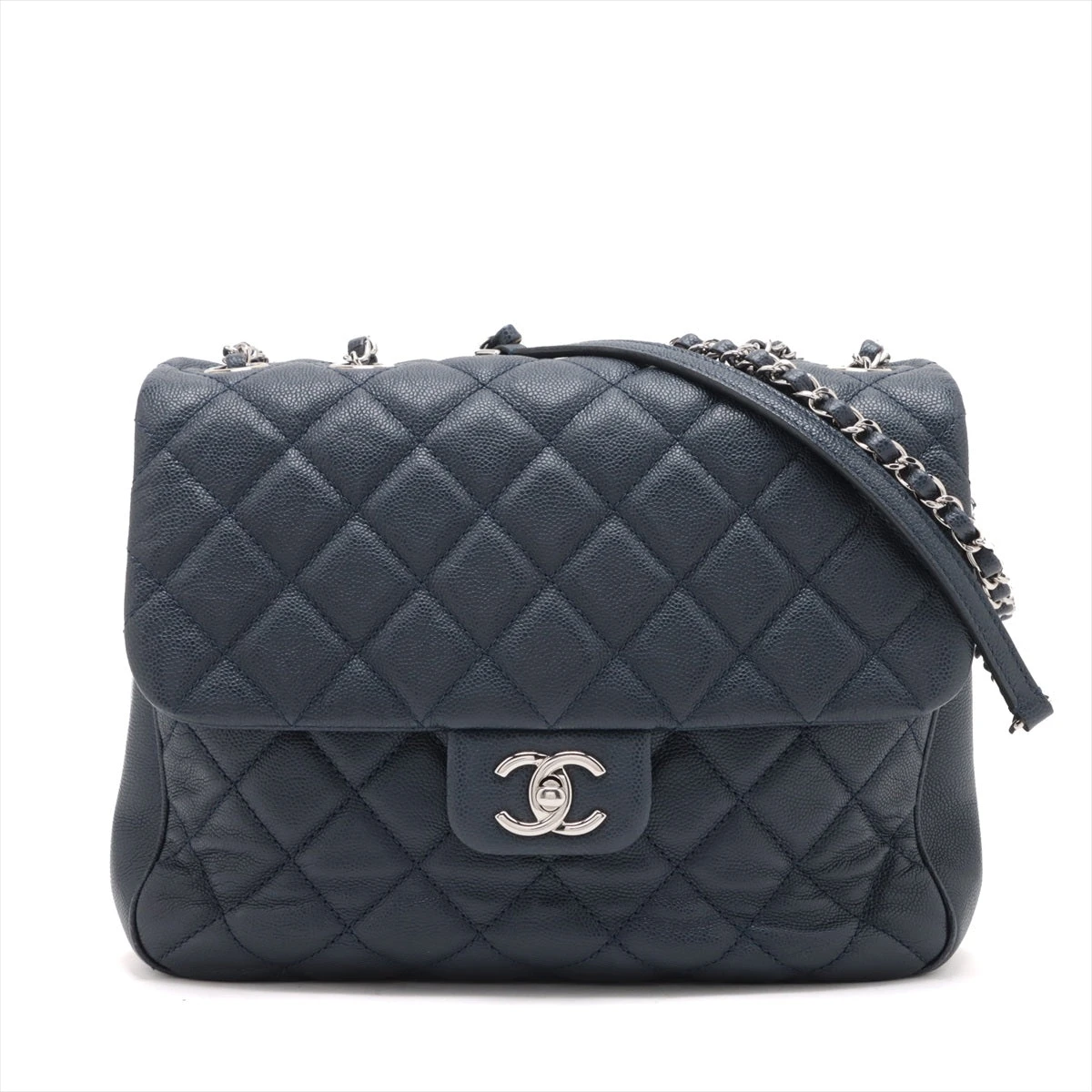 CHANEL シャネルマトラッセ キャビアスキン バッグ シャネル マトラッセ キャビアスキン チェーンショルダーバッグ