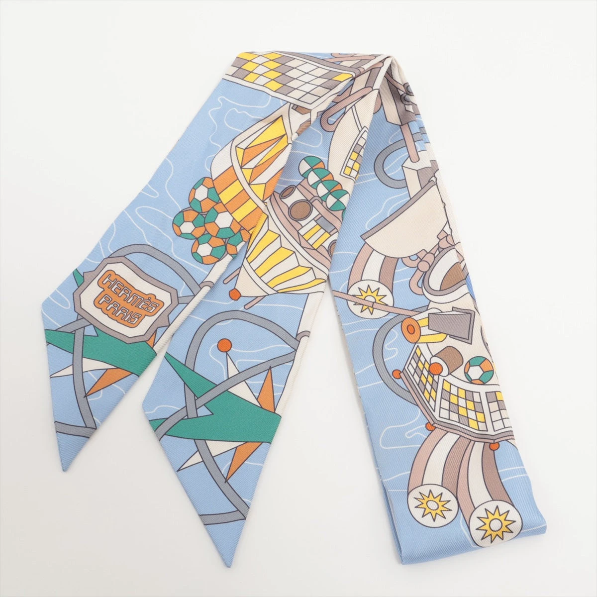 エルメス ツイリー HERMES SCARF ODYSSEY スカーフ シルク